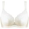 Large size seamless satin underwear women's adjustment type gathering anti-sagging, closing breasts, upper support, large chest, small bra cover, thin