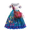 Children Costume Girl Dress Halloween Princess Cosplay Party Rapunzal Anna Elsa Birthday Clothes