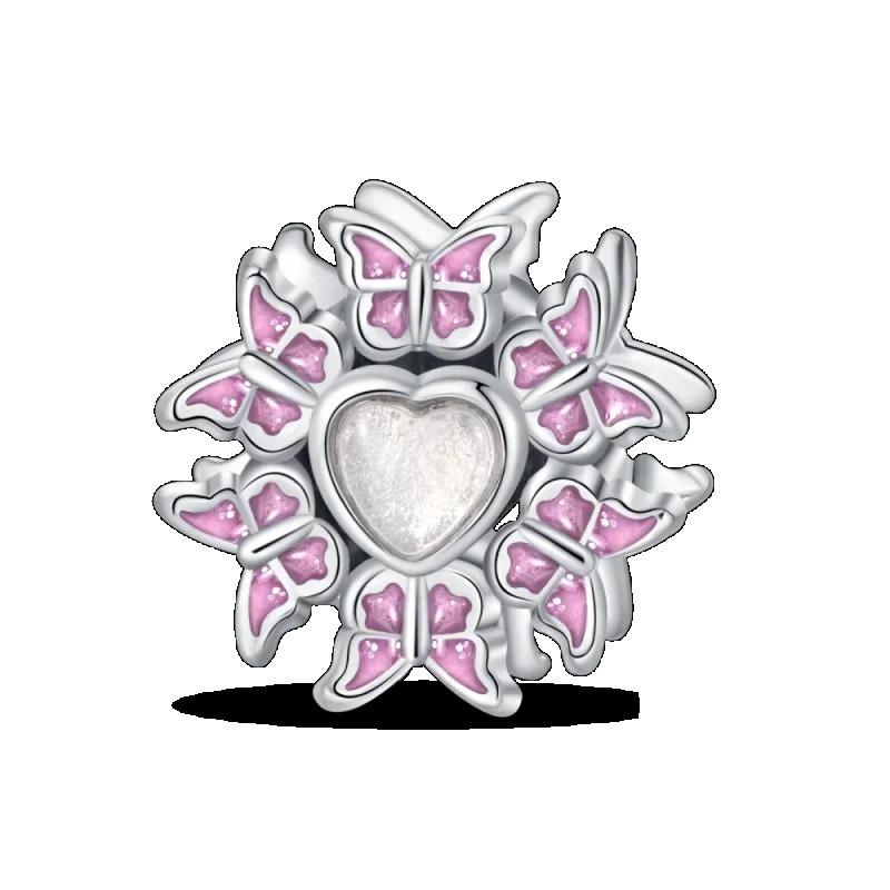 Fashion 925 Silver Colorful Butterfly Dragonfly Hummingbird Spring Series Charms Beads Fit 925 diy Bracelet Jewelry