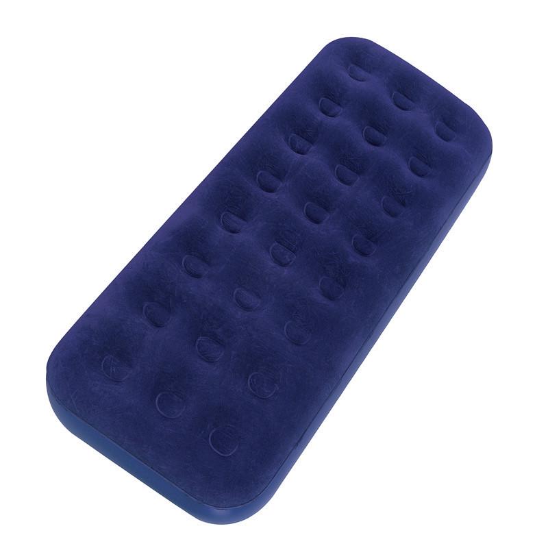 Inflatable Car Camping Mattress - Foldable Flocked Outdoor Air Bed, Single/Double Thickened