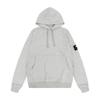 Stone Island Compass Patch Basic Hoodless Sweatshirt Loose Fit Men Women Casual Daily Wear