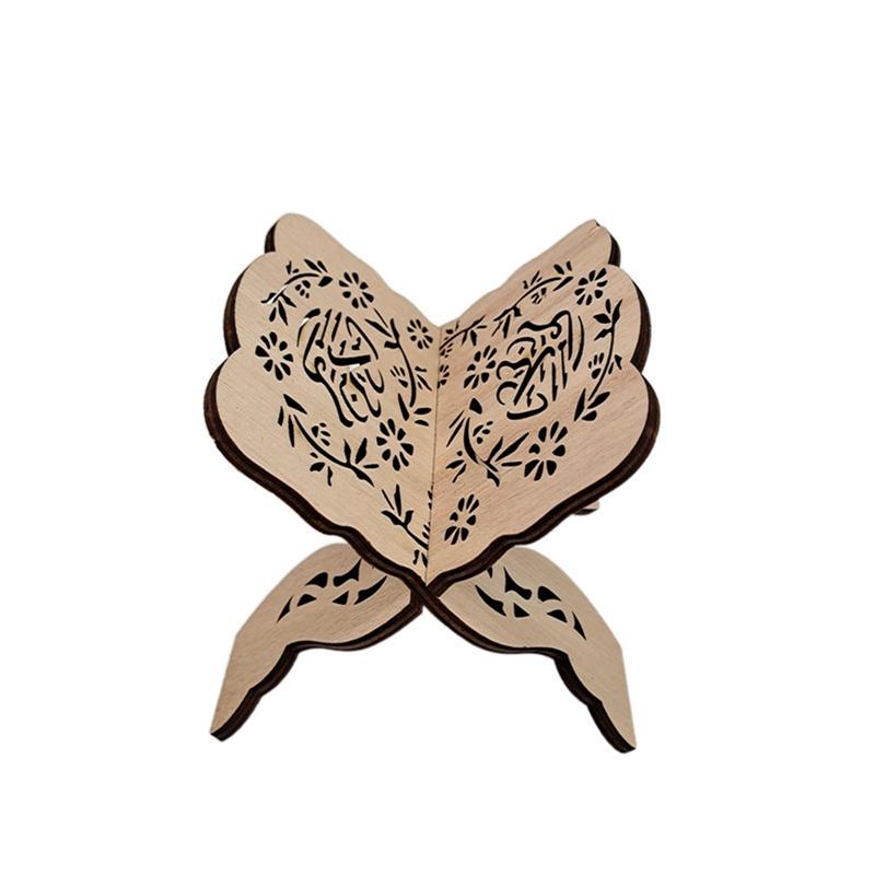 

Деревянная подставка для чтения, украшение для дома, мусульманский, арабский, Ид, Коран, книжная полка, стеллаж для показа, украшение