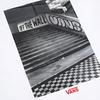 Vans T-shirt męski z krótkim rękawem i okrągłym dekoltem z nadrukiem zdjęcia schodów Biały VN0A5F3GWHT