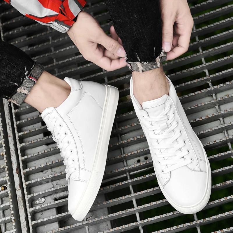 Модные мужские туфли из кожи для мужчин — фото 5