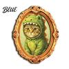 Refrigerator Magnets Ornament 1/6Pcs Halloween Retro Frame Magnet Wood Carved Fridge Metal Surface Decorations Cabinet Whiteboard Magnet for