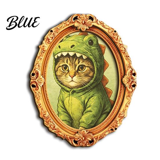 Refrigerator Magnets Ornament 1/6Pcs Halloween Retro Frame Magnet Wood Carved Fridge Metal Surface Decorations Cabinet Whiteboard Magnet for