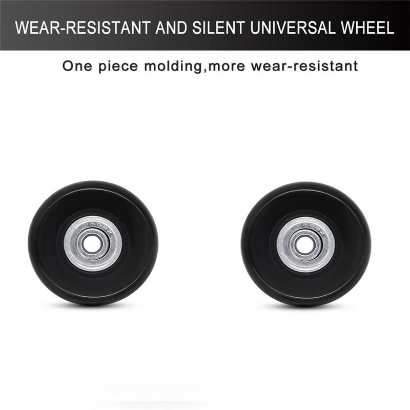 Bun-1 Pereche Roți cu Scripete pentru Valiză Troler Accesorii Universale Roți Valiză 20-28 Inch Pentru Bagaj