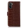 For OnePlus Nord CE 5G/Ace 5 Racing 5G Case RFID Blocking Wallet Crocodile Texture Genuine Cow Leather Phone Cover