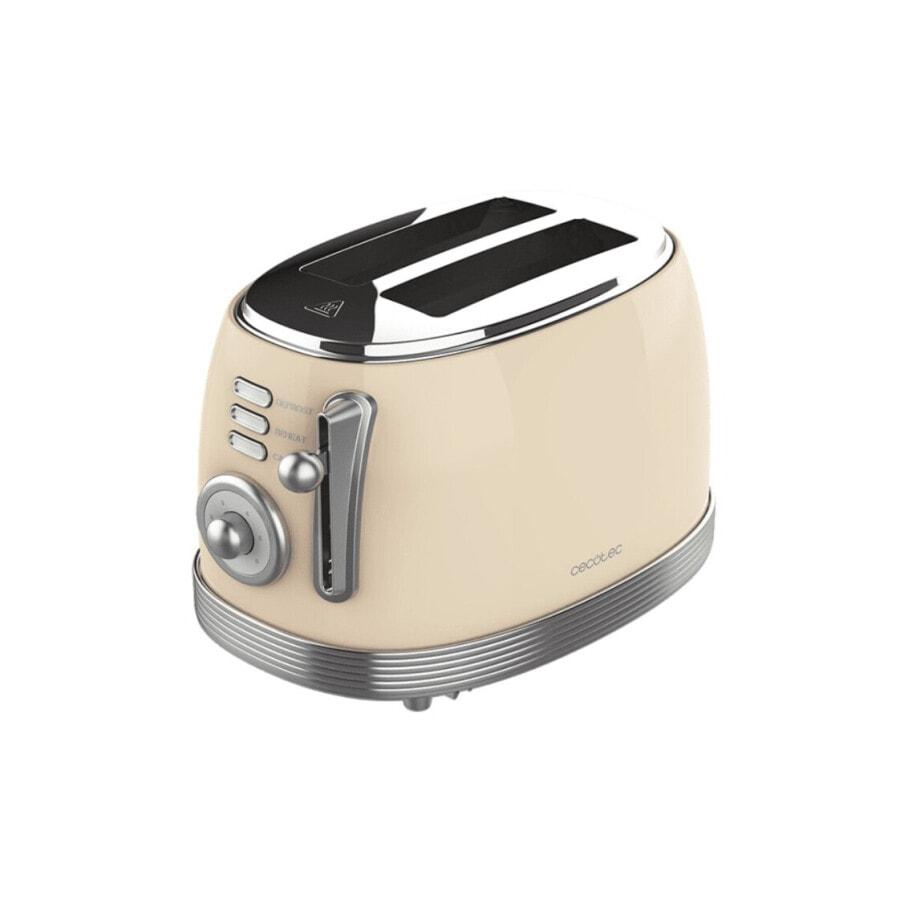 

Тостер Cecotec Toast&Taste 1000 Retro Double 980 W Жёлтый