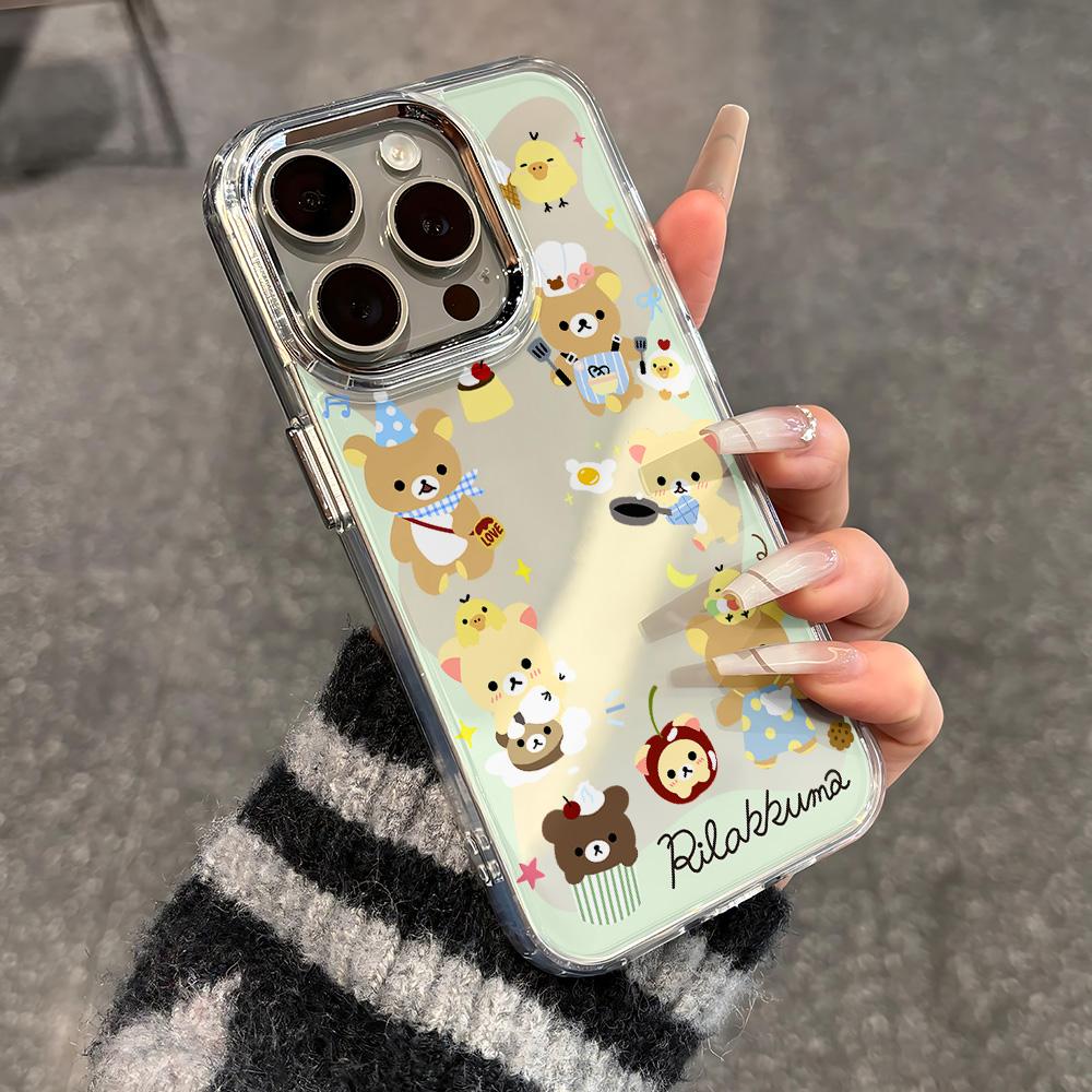 Cute R-Rilakkuma Cartoon Bear Phone Case for Google Pixel 10 9 8 7 8A 9A XL Pro 4G 5G Transparent Soft Silicone TPU Back Cover