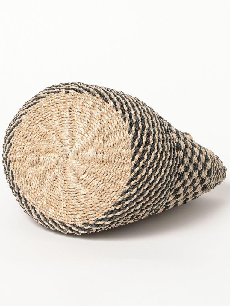 BEAMS LIFE STORE by BEAMS BAGMATI Abaca Tote Bag, Women's, Natural/Black, One Size