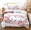 Hello Kitty Duvet Cover Set: Custom Printed Bedding