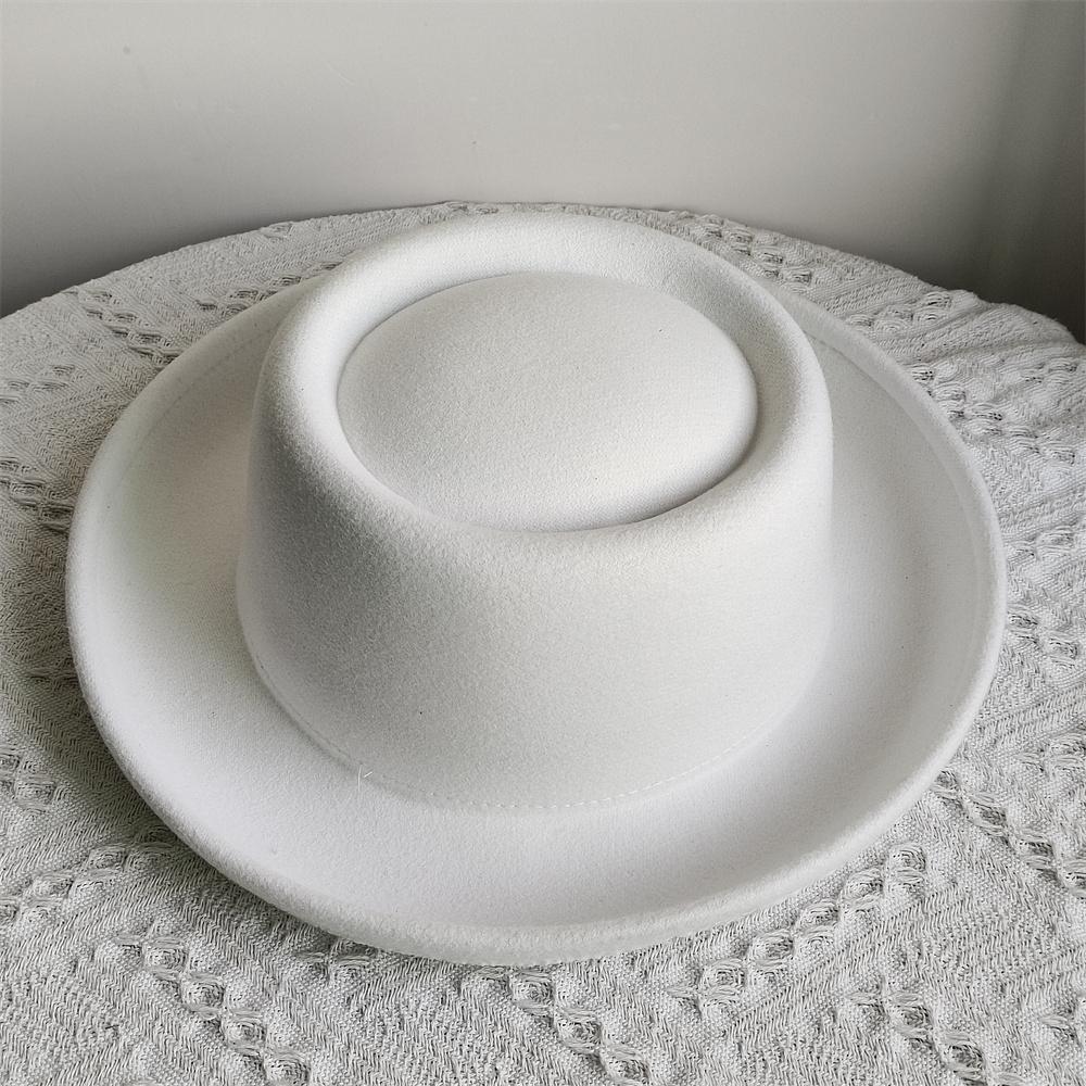 Fedora Hut Pork Pie Hut Papa Woll Flacher Hut Jazz Hut Für Damen Herren Spieler Boater Trilby Hut Hut Feder Zubehör