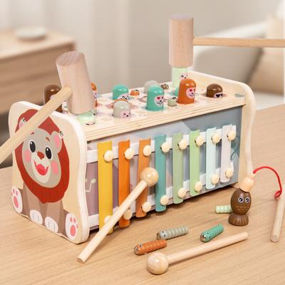 Nuovo leone per bambini cinque in uno multifunzionale allenamento whack-a-mole coordinazione mano-occhio del bambino reazione giocattolo educativo