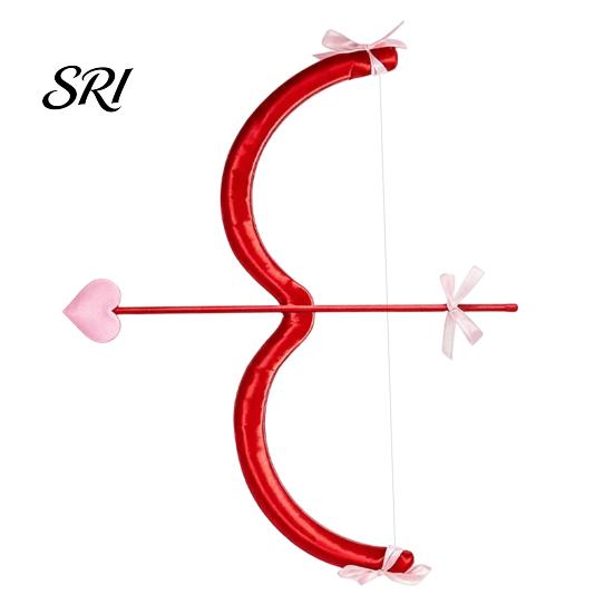 Fun Costume Accessory for All Ages Cupid Bow And Arrow Accessory, Valentine's Day Mini Romantic Love Symbol Decoration Set with Heart Halloween