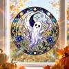 Halloween Witch Static Cling Window Decals Moon Decor 3030 cm