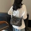 Denim Messenger Bag Vintage Women's Bag Large Capacity Multi-Layer Shoulder Bag