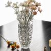 Crystal Glass Vase Luxury High Sense Transparent Water Flower Arrangement Ornaments Living Room Home Soft Decoration Vase