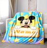 Custom Name Butterfly Garden Flannel Blanket Throw Blanket Soft Warm Sofa Bed Home Decor Unique Gift