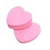 20Pcs Heart Shaped Compressed Facial Sponges Cute Reusable Face Washing Sponges