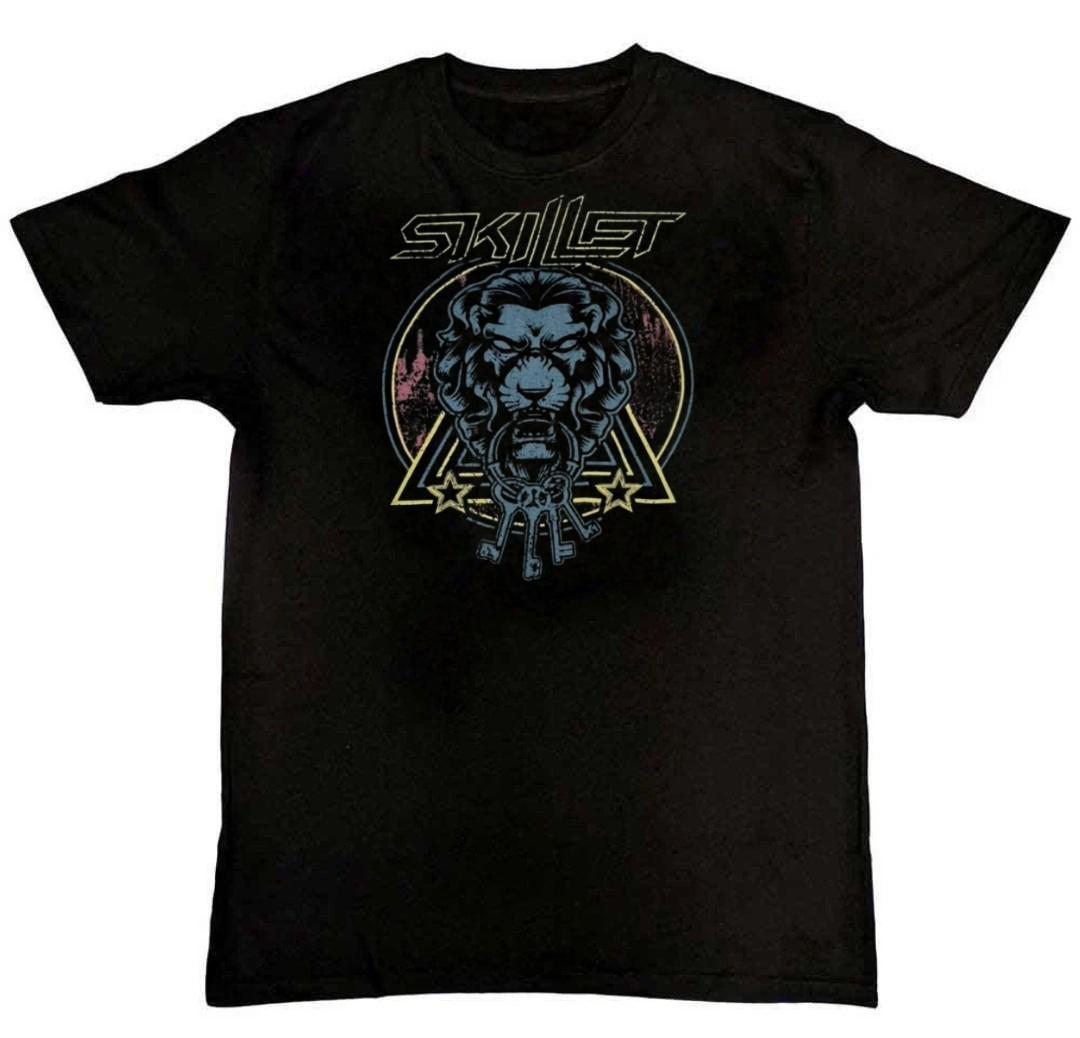 Skillet Band We Walk As Lions Graphic Unisex Mens T-Shirt S M L XL 2 3 4 XL S разноцветный