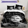 3pcs Lil Peep Pattern Bedding Set Duvet Cover Set Includes Duvet Cover &pillowcases, Perfect All Season Bedroom Decoration & Gift