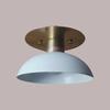15.24 Cm Brass Flush Mount Ceiling Light Mid-Century Modern Kitchen Lighting Home, Office, Room Decor Diwali Gift, Christmas Gift