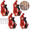 360 Degrees Mount Metal Clamp Buckle Tool Wall Mounting Roof Rack Accessories Quick Release Kit Clamp Shovel Mounting Brackets