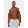 Brave Soul Straight Fit Faux Leather Jacket