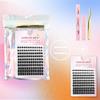 Kit Ciglia Individuali Sottili Aspetto Naturale Kit Extension Ciglia Fai da Te per Principianti