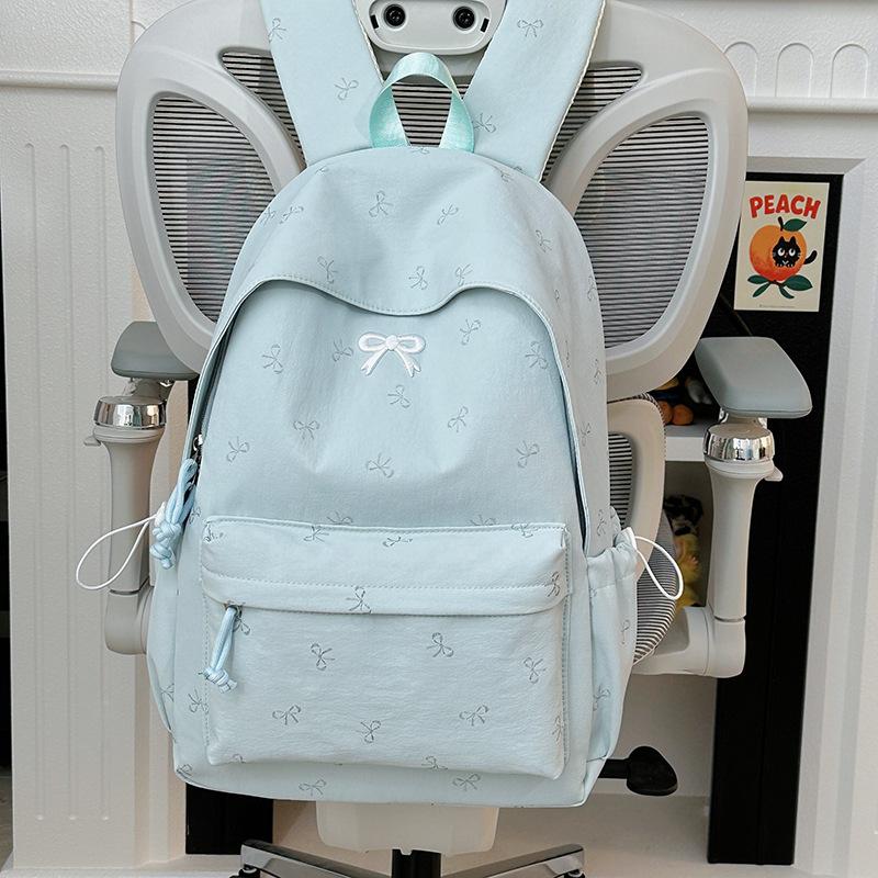 Schoolbagins Japanese Campus School Bag for Female College Students Simple and Cute Backpack Large Capacity Light Commuter Backpack