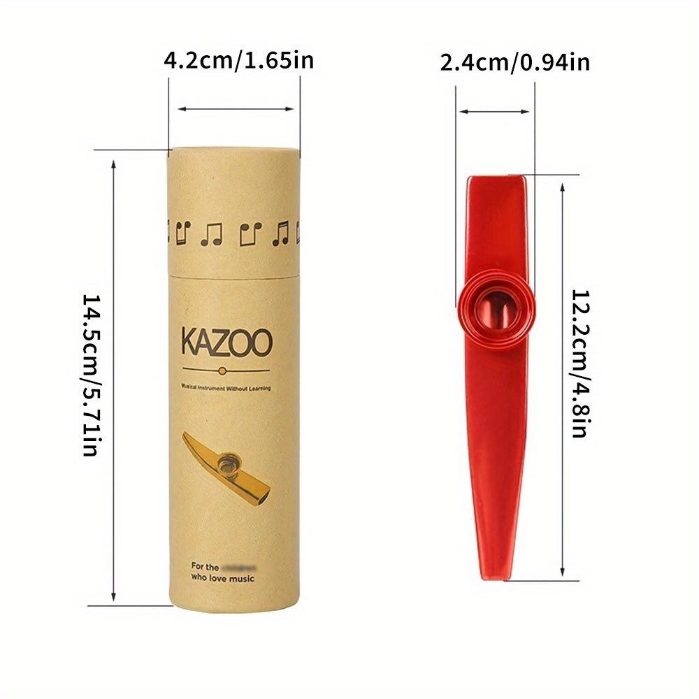 Exquisite Aluminum Alloy Kazoo with Storage Box- Suitable for Beginners Musical Instruments