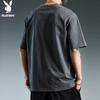 PLAYBOY Men's Pure Cotton Printed Short-Sleeve T-Shirt