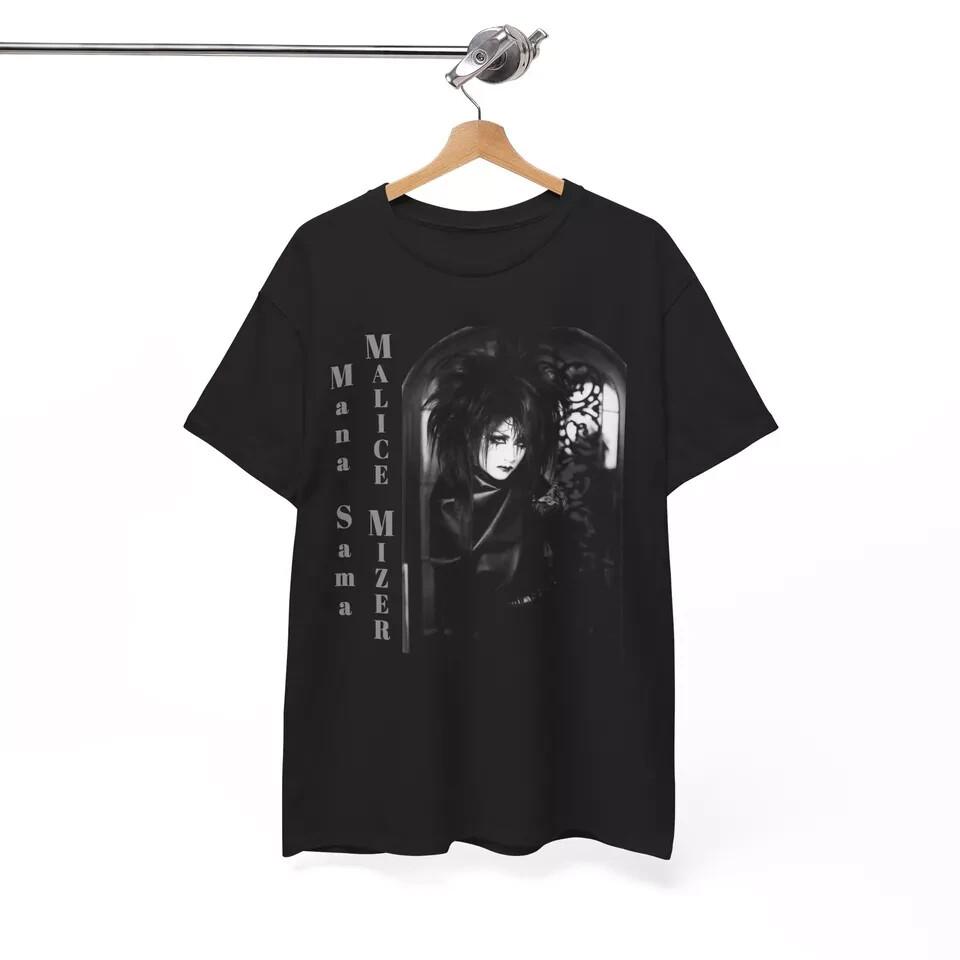 

Футболка Mana Sama Malice Mizer, Moi Dix Mois, Visual Kei, Готическая Музыка, Унисекс Футболка XXXL