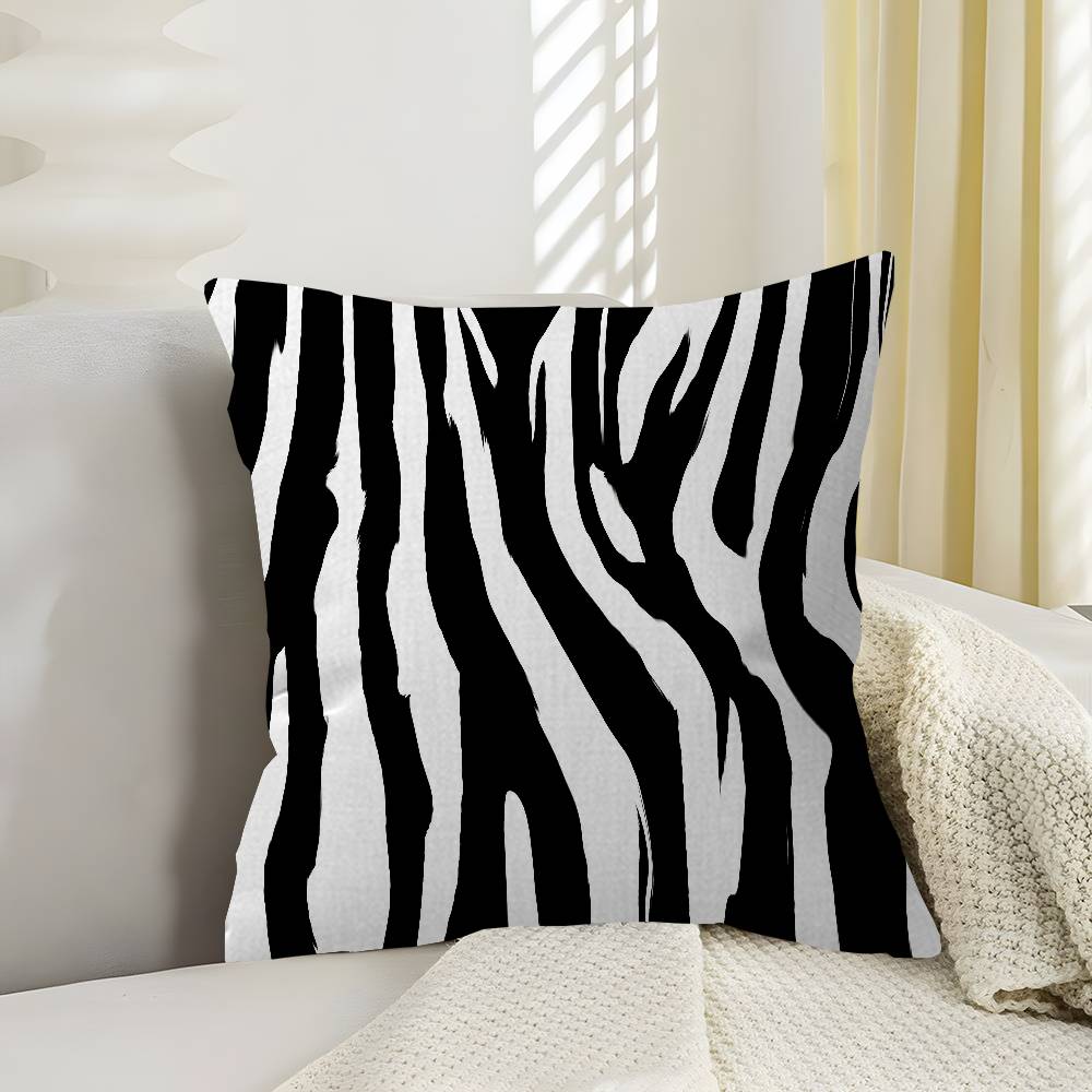 Bedruckter Zebra-Kunst-Kissenbezug Sofakissenbezug Heimzimmerdekoration Kindergeschenk