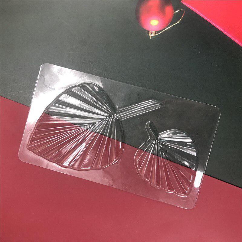 1 stk Gjennomsiktig Palmeblad Sjokoladeform DIY-kakedekorering Fondantform Kakestensil-bakeform 4 stiler