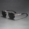 New high-end fashion metal decorative sunglasses, trendy exquisite metal UV-proof sunglasses Q1111