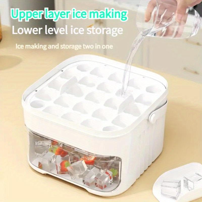 New Ice Cube Mold Quick Freezing Food Grade Ice Tray for Home Use Durable and Reusable Silicone Ice Maker