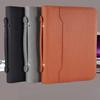 3pcs Set Leather A4 Multifunction Ring Binder Manager Folder Business Office Portfolio Document Case Contract Organizer
