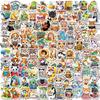 112 Cartoon Animal Reading Book Reading Text-On-Video Creative Stickers