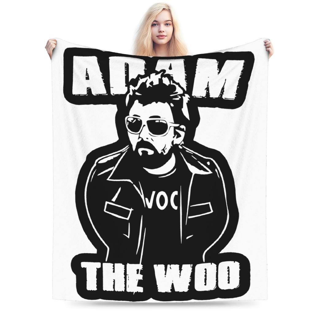 Adam The Woo Memory 19742025 Go Find Somewhere Blanket Warm Cozy Fluffy Throw Blankets for Sofa 50x60 Inch Multiple Sizes Quilt