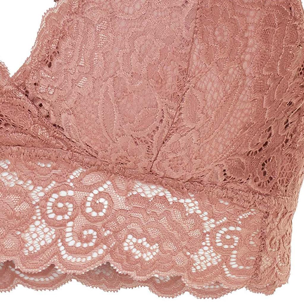New Women Plus Size Vest Crop Wire  Bra Lingerie Sexy V-Neck Underwear S-3XL