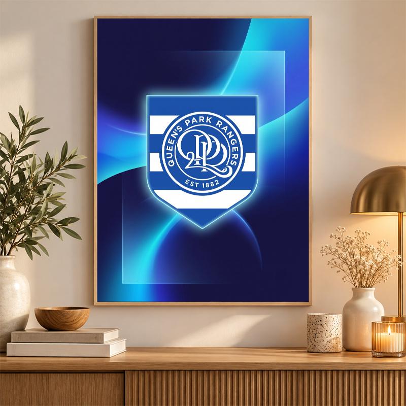 Queens Park Rangers Football Diamond Painting Kit 5D Full Drill DIY Diamond Mosaic Wall Art Home Decor