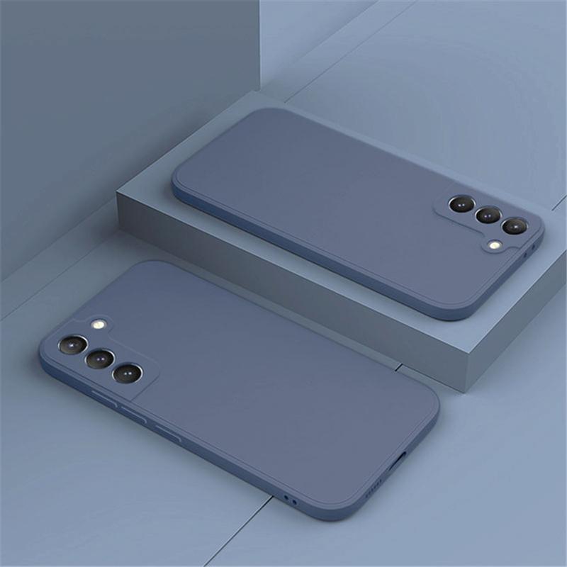 Square Liquid Silicone Soft Case For Samsung Galaxy A53 A33 A73 A23 A13 A22 A32 A52 A12 A51 M23 M13 M32 M53 S20 S21 S22 Ultra Plus Shockproof Cover