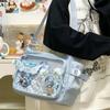 Borsa a Spalla Harajuku JK Borsa a Tote in Tela di Grande Capacità Bella Borsa a Mano Lolita Shopping