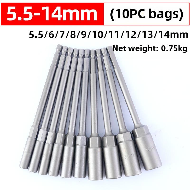 5,5 mm Tiefe Sechskant-Elektrobohrer-Stecknuss-Schraubenschlüssel