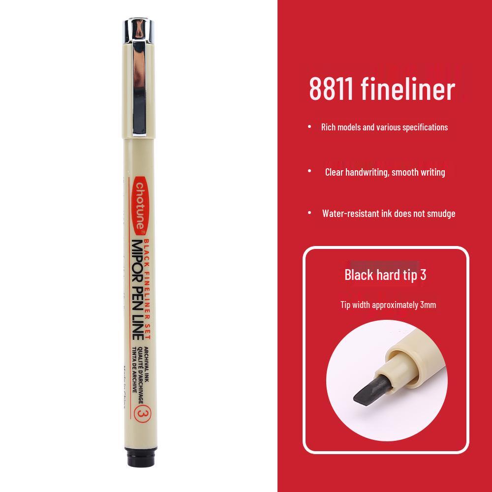 Autumn Figure Waterproof Pen Set for Art, Architectural Design, Manga, and Hand-Drawn Outlining