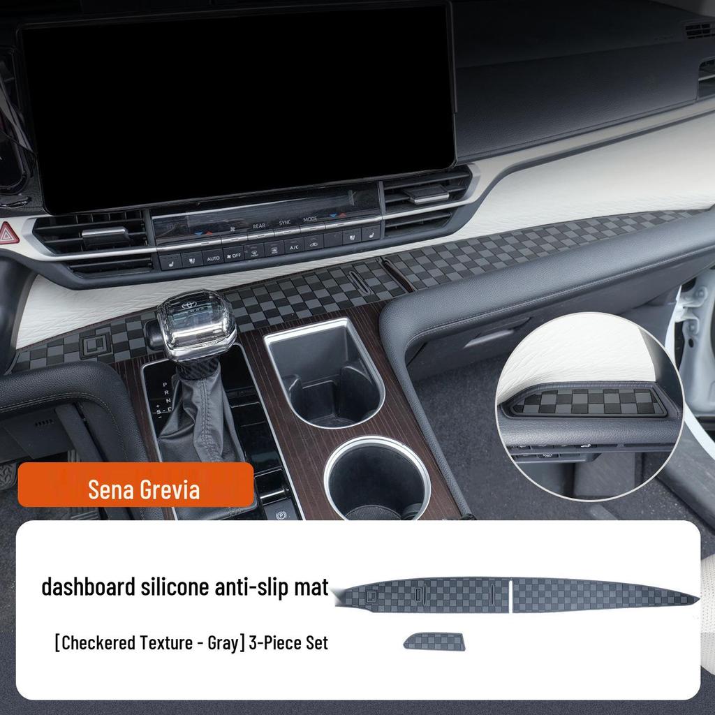 Toyota Sienna Center Console Armrest Lid Anti-Slip Mat with Leak-Proof Strip and Unique Grevy Features