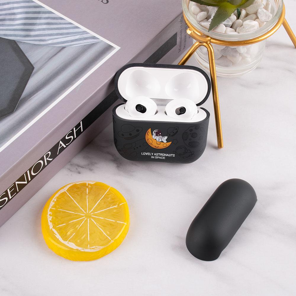 

For AirPods 4 TPU Case Earphone Charging Box Water Transfer Printing Protective Cover Checker