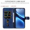 For Vivo X200 5G Case Zipper Wallet Calf Texture PU Leather Phone Cover